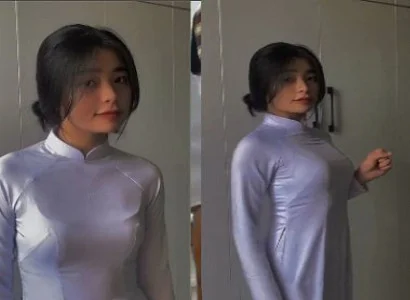 Em nữ sinh áo dài phê đê mê